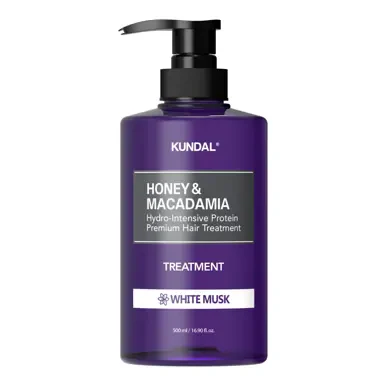 KUNDAL HONEY & MACADAMIA PROTEIN TREATMENT 500ML - WHITE MUSK